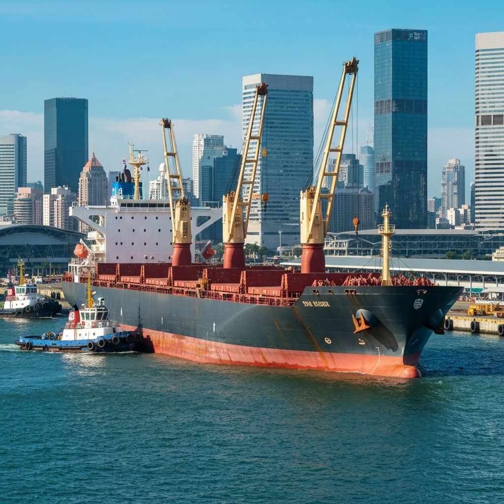 Maritime shipping operations with commercial vessels